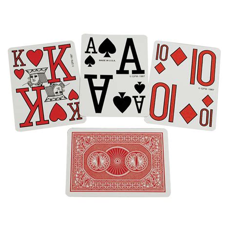 Marinoff Large Print Playing Cards Card Games
