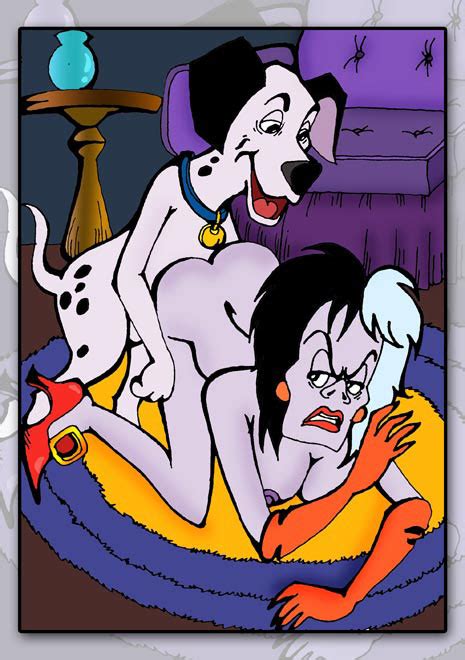 Rule 34 101 Dalmatians Bestiality Cruella De Vil Disney Disney