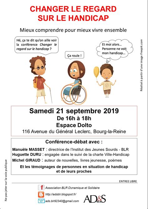 Changer le regard sur le handicap  Pour l'égalité des droits et des