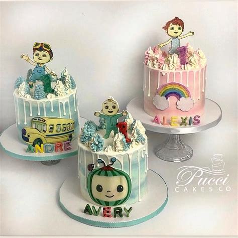 Size：the second cake topper dimensions is 6.3' wide x 5.9' tall, the cupcake toppers measure about 2.5. Cocomelon - cake by Pucci Cakes Co in 2020 | 2nd birthday ...
