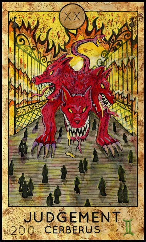 Separate from the minor arcana, the major arcana is not divided into suits like regular playing cards but are allegorical symbols of the 'journey of the fool', a journey we all take in our lives; Tarot Oracle Answer: Judgment (Fantasy Deck)