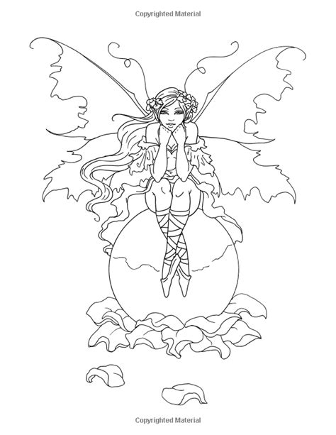 Amy Brown Fairies Coloring Pages