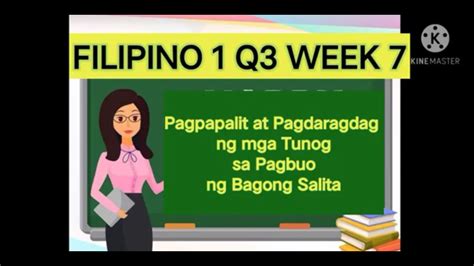 3rd Quarter Filipino 1 Week 7 Pagpapalit At Pagdaragdag Ng Mga Tunog Sa
