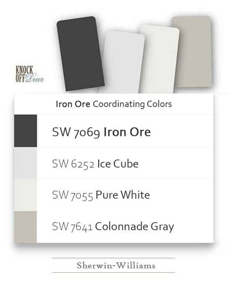 Sherwin Williams Iron Ore Sw 7069 A Delightful Charcoal Gray
