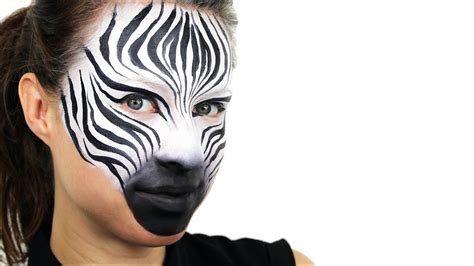 Easy Zebra Makeup Tutorial Saubhaya Makeup