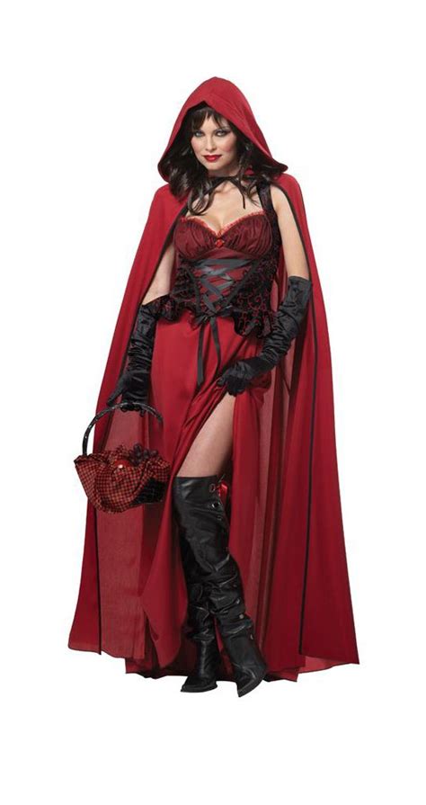 Sexy Dark Red Riding Hood Adult Costume Size X Large 01185
