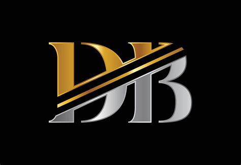 Initial Letter Db Logo Design Vector Graphic Alphabet Symbol For