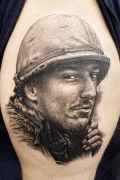 Promobonus On Twitter Portrait Tattoo Portrait Military Tattoos