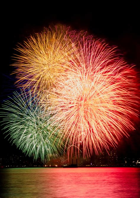 Summer Festival In Japan Is Fireworks Displays