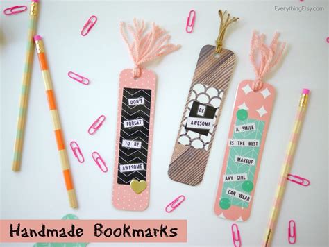 Custom sizes · overnight prints · guaranteed results DIY Bookmarks for your Bookworms! - EverythingEtsy.com