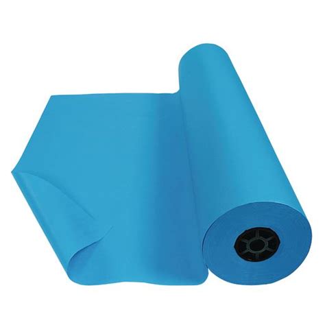 Colorations Dual Surface Paper Roll Bright Blue 36 X 1000 Bright