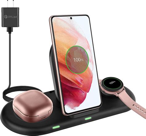 3 In 1 Wireless Charging Station Docking Wireless Charger Stand