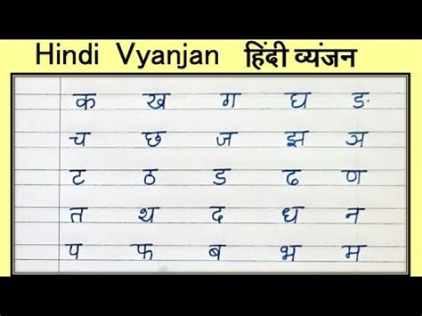 Ka Kha Ga Gha Hindi Alphabet