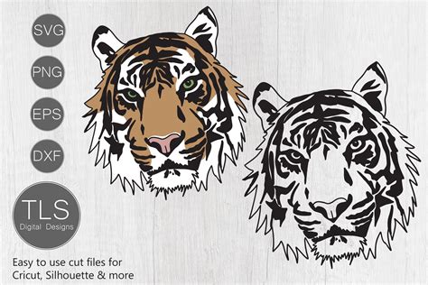 Tiger SVG Cut Files Design Bundles