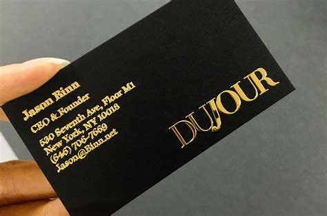 Business cards are still a timeless marketing tool and used today for more than just your contact details. 3D Raised Foil Business Cards | Printing New York