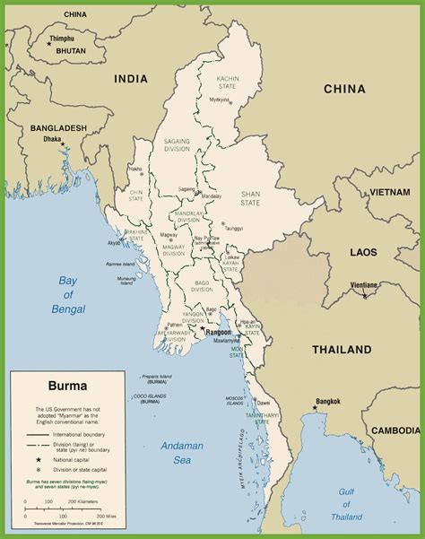 Large Political And Administrative Map Of Burma Burma Vrogue Co