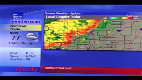 Weatherscan Emulation Tornado Warning 9202021 Peoria Il Youtube