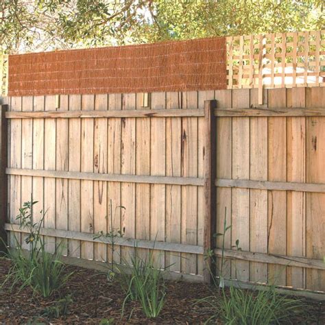 Create a trellis screen, a trellis fence or a fence topper with our wide range of wooden trellis fence panels. Garden Trend 0.5 x 2.4m Brushwood Fence Extension ...