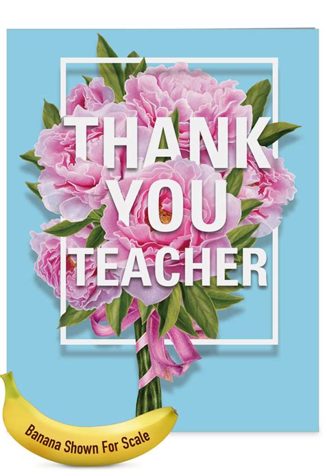 Thank you bunch of flowers. Flowers for Teacher - Teacher: Stylish Teacher Thank You ...