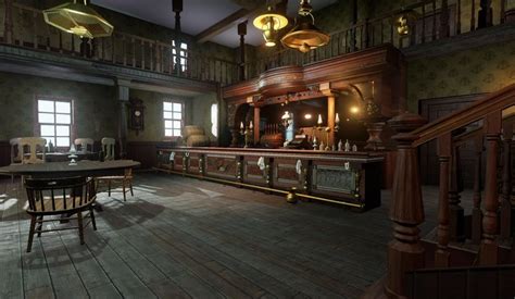 Polycount 2017 Old West Saloon Western Saloon Saloon