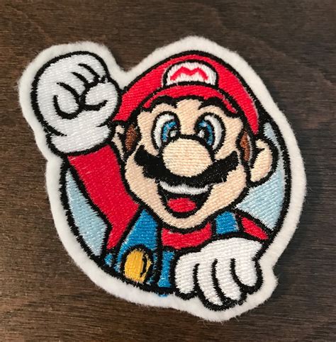 Its A Me Mario Nintendo Embroidered Iron On Nes Patch Etsy