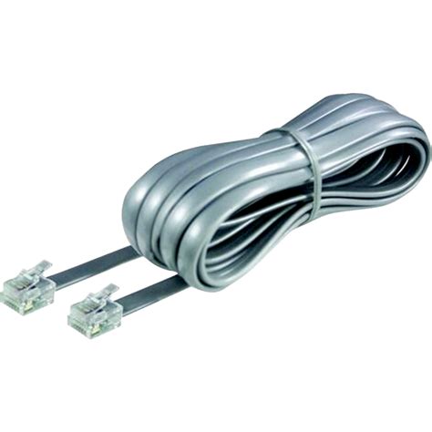 TELEPHONE CORD 6 CONDUCTOR 25 SILVER SOFTALK Monk Office png image