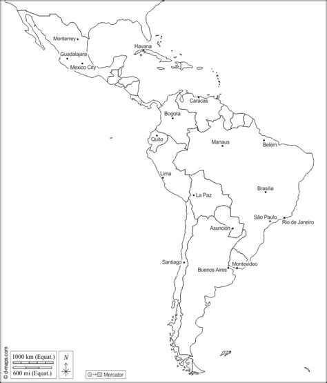 Álbumes Foto Mapa De America Latina Con Nombres El último