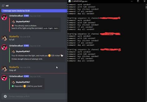 A Simple Tool Which Automate Commands Of Discord Economy Bots Fully