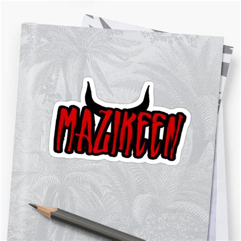 Mazikeen Sticker By Patblack Redbubble