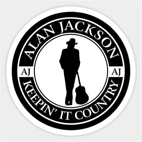 Customize Your Style With Alan Jackson Keepin It Country Sticker