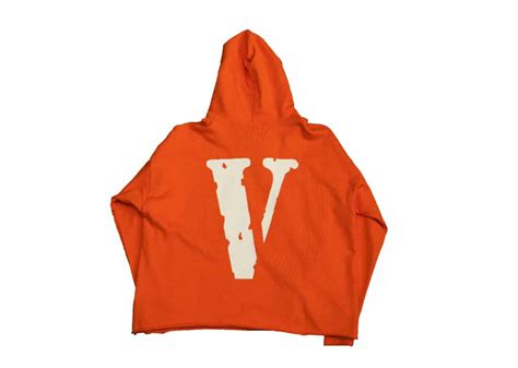 Buy Vlone Og Logo White V Hoodie Orange Online In Australia Kickstw