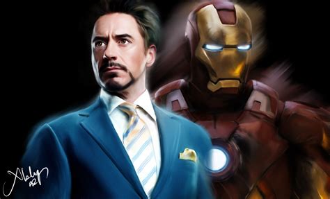 Tony Stark As Iron Man Portrait Artwork 5k, HD Superheroes, 4k