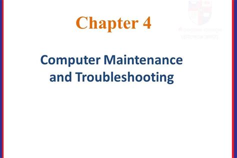 Computer Troubleshooting And Maintenance Tutorial Ppt Dos Geek