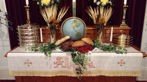 A Table Topped With Bread And Other Items