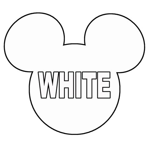 Free Printable Mickey Mouse Head Template