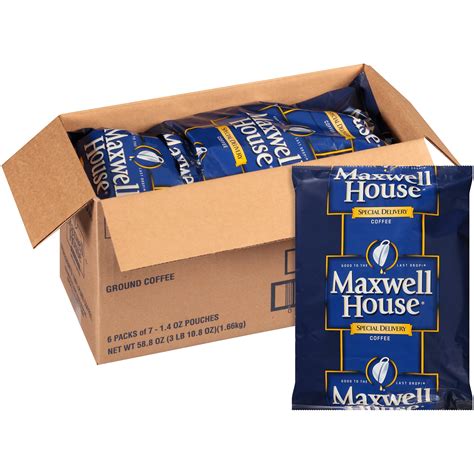 Maxwell House Special Delivery Ground Coffee Filter Packs 14 Oz