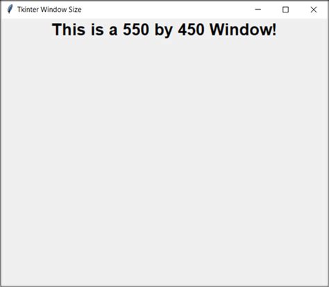 Tkinter Set Window Size Linux Consultant
