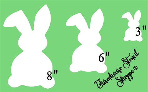 set   bunny stencils