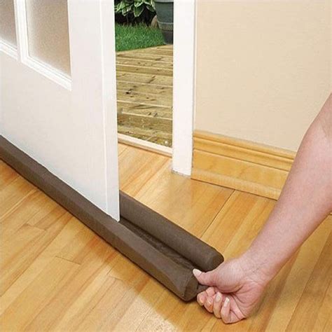 1 Pack Double Sided Twin Draft Guard Draught Excluder For Doors