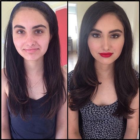 Models Without Makeup - 14 Before and After Photos