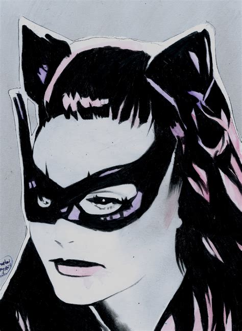 Catwoman In Shelton Bryants 66 Comic Art Gallery Room