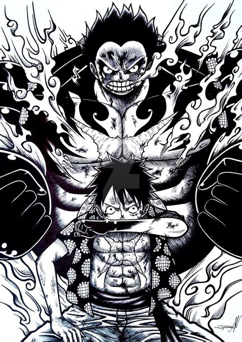 Luffy has joined the fight against the evil. Luffy gear 4 #Luffy#OnePiece | Luffy, One pièce manga ...
