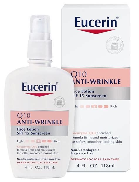 Eucerin® Q10 Anti Wrinkle Face Lotion With Spf 15 Sunscreen Reviews 2021