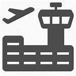 Airport Icon Flight Tower Control Air Traffic