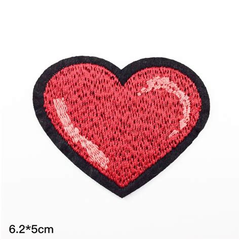 heart patch embroidered patch iron on patch sew on patch a179 heart patches etsy iron on patches