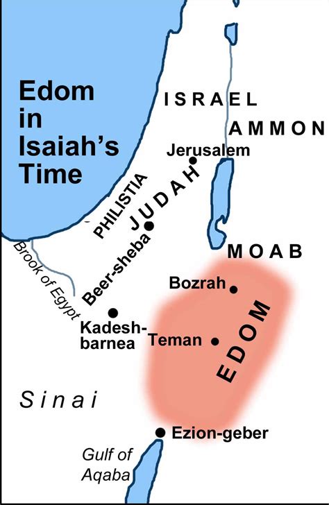 Maps Covering The Periods Of Isaiah S Prophecies