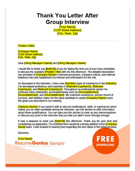 3 sample thank you letters for after an interview. After Interview Thank You Letters Samples | Free MS Word Templates