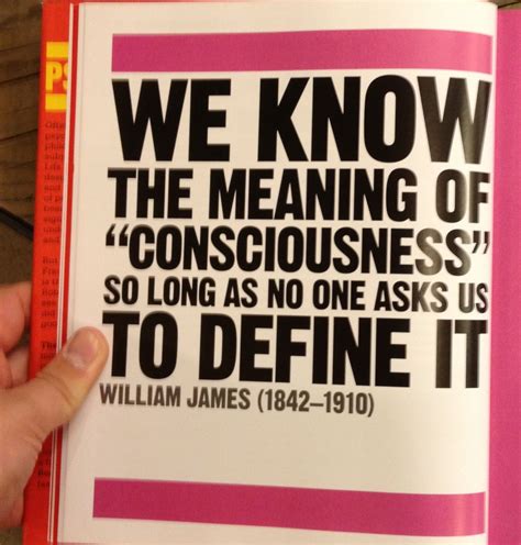 We Know The Meaning Of Consciousness So Long As No One Asks Us To