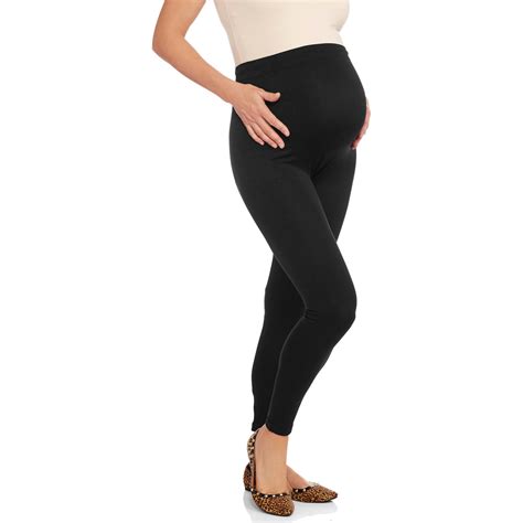 Maternity Seamless Nylon Spandex Over Belly Leggings Walmart Com