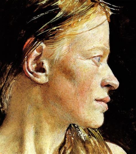 Andrew Wyeth Detail Of One Of The Helga Paintings I Cant Find The